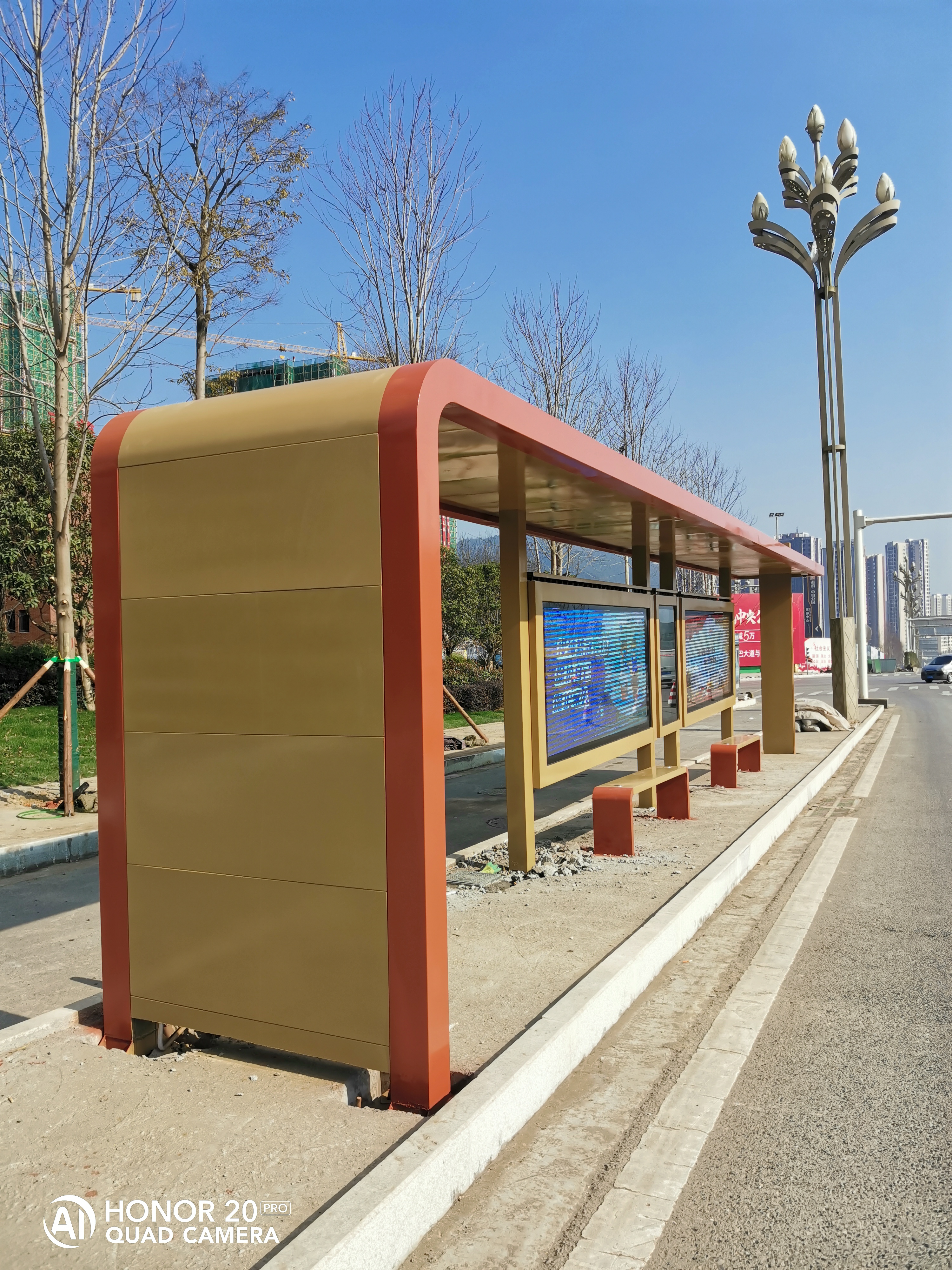 智慧候車亭/城市智能公交候車亭/智慧公交站臺(tái)